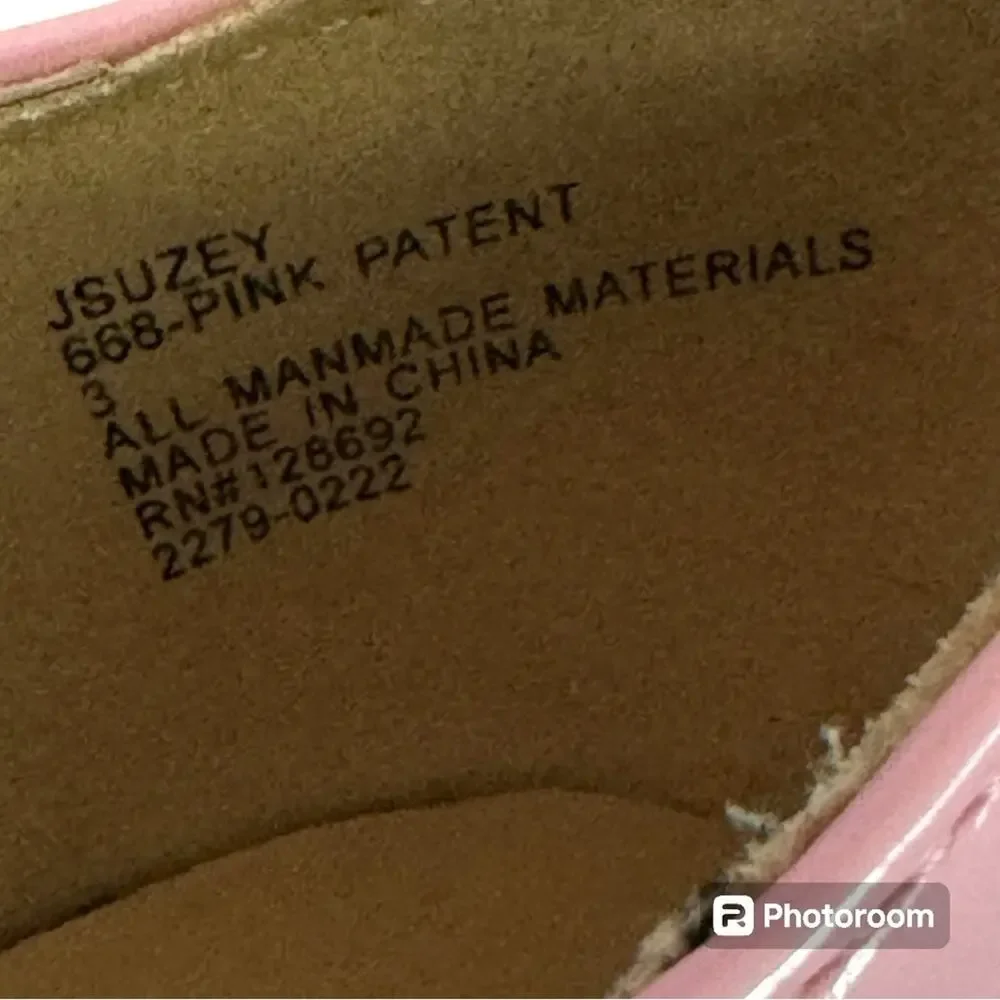 Steve Madden Girls Shoes Suzey Mary Jane Bubble Gum Pink Patent Size 3